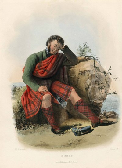Munro, da The Clans of the Scottish Highlands, pub.1845 da Robert Ronald McIan